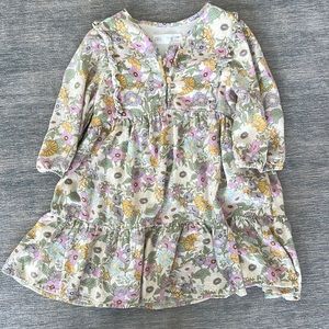 Zara4-5 year girls floral dress
